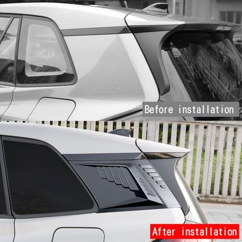Paneles decorativos de ABS C Toyota RAV4 2026 protectores exteriores negro mate coche 5