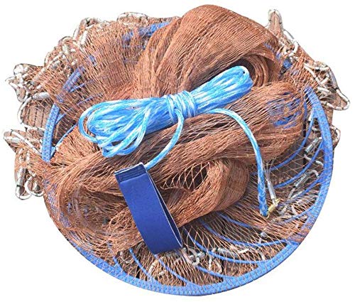 Grljd Fishing Equipment/Easy to Throw Net Automatic Tool, A Variety of Materials, A Variety of Sizes (Edition : Height 1.8m steel) (Size : Height 3.3m steel)