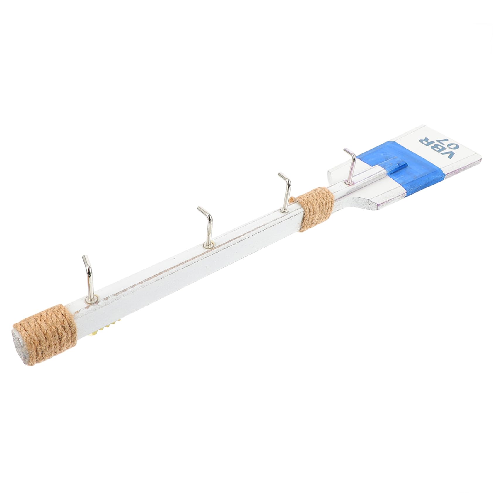 ABOOFAN 1Pc Decorative Multi Function Wall Mounted Hanger Mediterranean Style Paddle Hook for Clothes Hats Bags Unique Clothes Organizer Tool