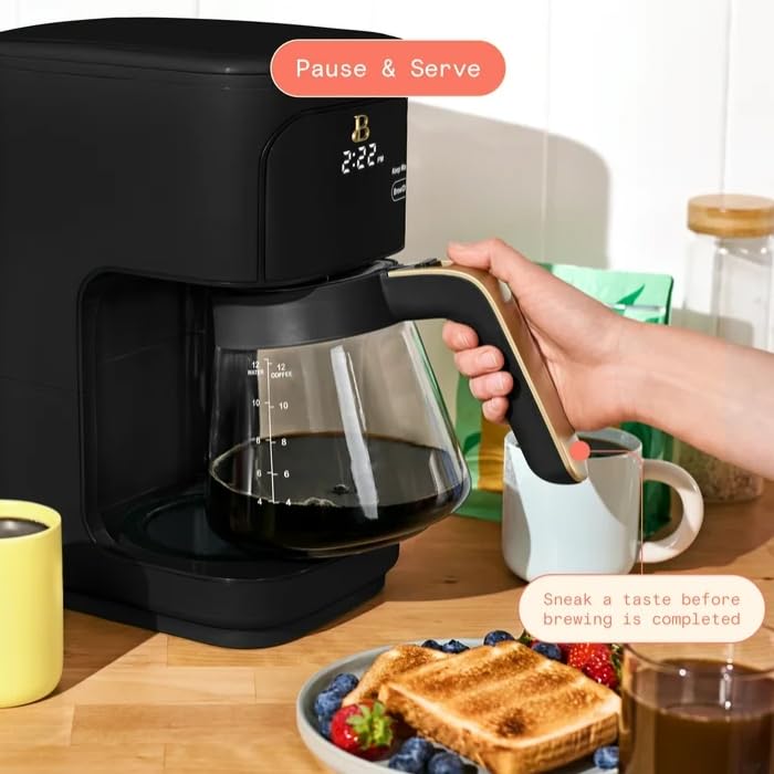 Beauti Coffee Maker 12 cup Programmable, Brewing Versatility, Advanced Programming, 1200 W, Keep Warm mode — view 6