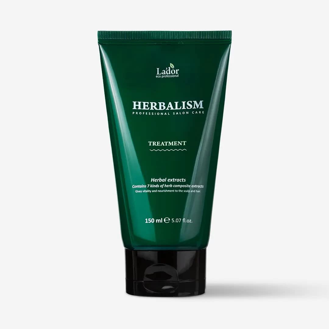 LA’DOR Herbalism Hair Treatment 5.07 Fl Oz Regenerating Hair Treatment 150ml Combined With 7 Types of Herbal Extracts 20 Types of Amino Acids Nourish Damaged Frizzy Hair Vitality to Scalp