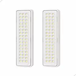 Luminária de Emergência Recarregável com 60 LEDs 110v e 220v Portátil para Iluminação Segura (2)
