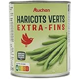 AUCHAN Haricots verts extra-fins 440 g...