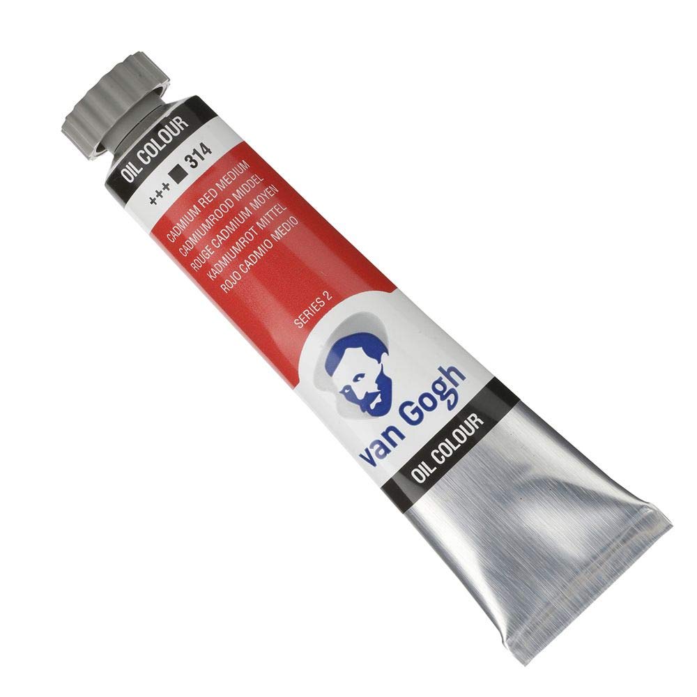 Talens Red Van Gogh Oil 20 Ml N 314 Medium Cadmium