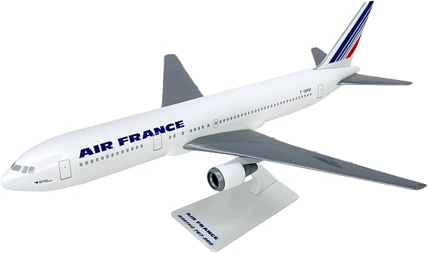 Air France 77-Cur 767-300 1200 Scale - Plastic Snap-Fit Model Airplane - Collectible Replica of Air France Airlines Aircraft - Part# ABO-76730H-030