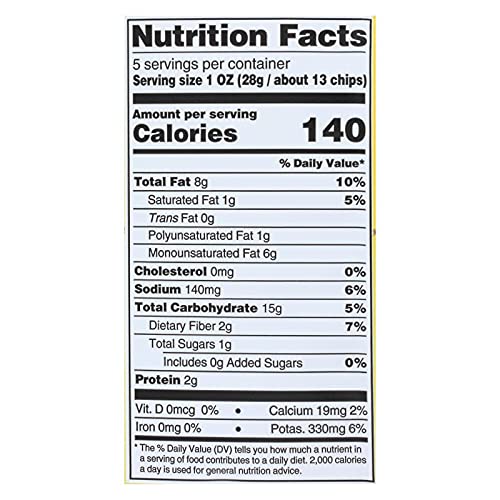 Image of Kettle Brand Potato Chips, New York Cheddar, 5-Ounce Bags (Pack of 15)