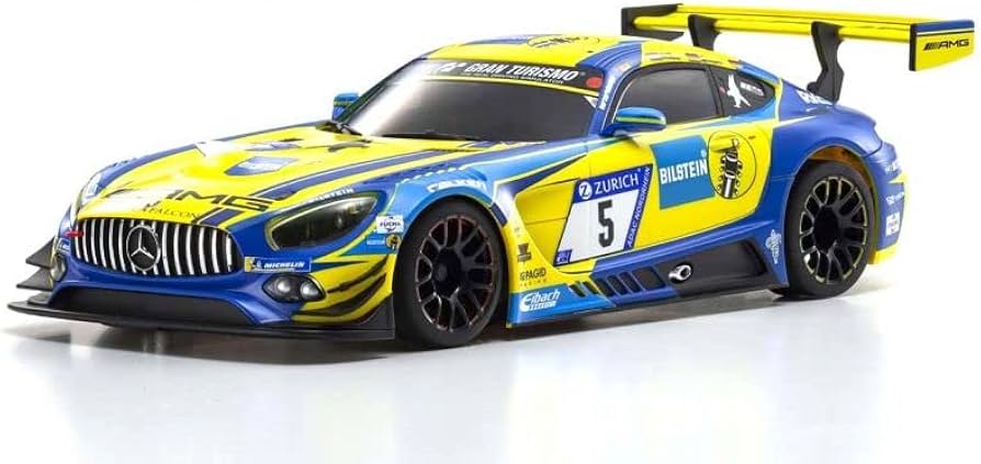 京商 MZP241BLY メルセデス AMG GT3 ブルー/イエロー Amazon | 京商 ASC MR03W-MM メルセデス AMG GT3 ブルー/イエロー