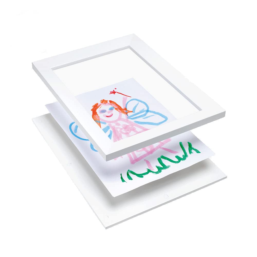 Great Little Trading CoMagnetic 3D Art Frame, A4 Size, White