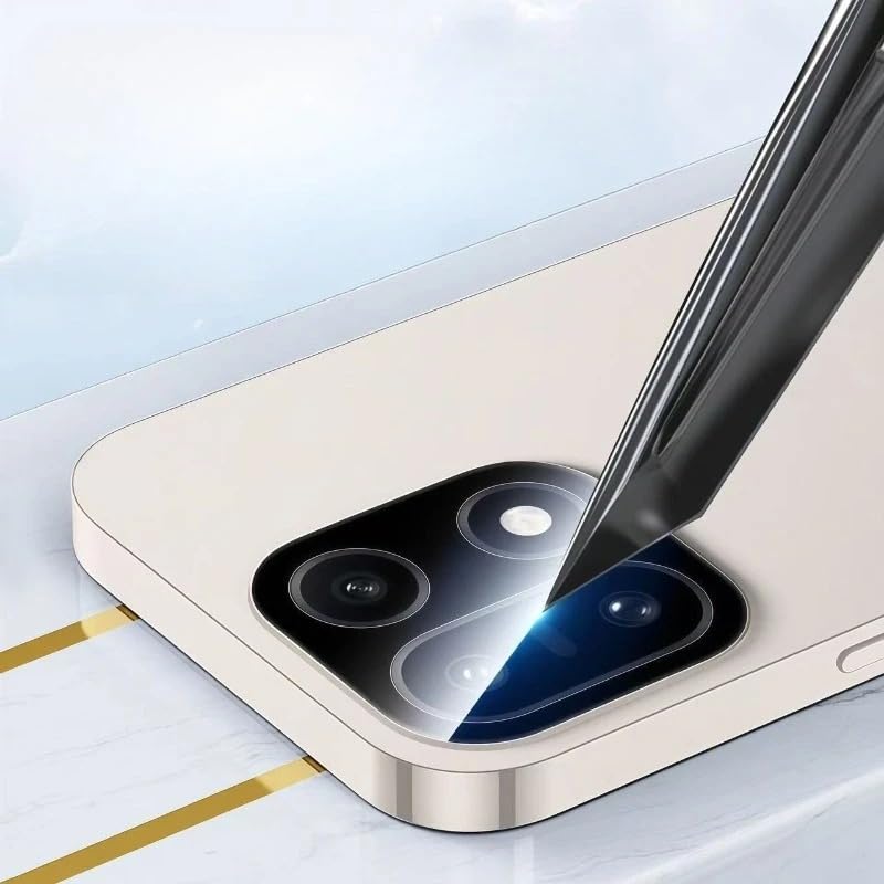 Image of WonRia Pack 1- Back Camera Lens Protector for OnePlus Nord 6 5G Camera Glass Protector Guard [3D Premium] - Black
