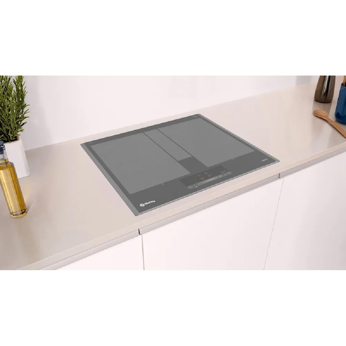 Balay, płyta indukcyjna, szerokość 60 cm, 2 strefy, 11 poziomów, pełna indukcja Flex, Antracyt, 3EB960AH