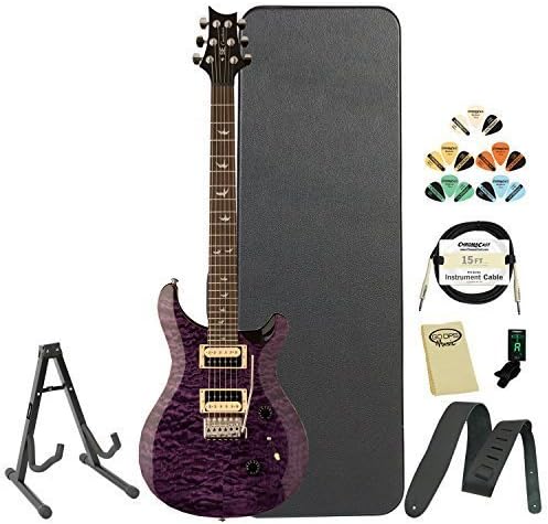 Paul Reed Smith Guitars CM4AT30-KIT-02 SE Custom 24 30th Anniversary Amethyst Quilt Top Electric Guitar