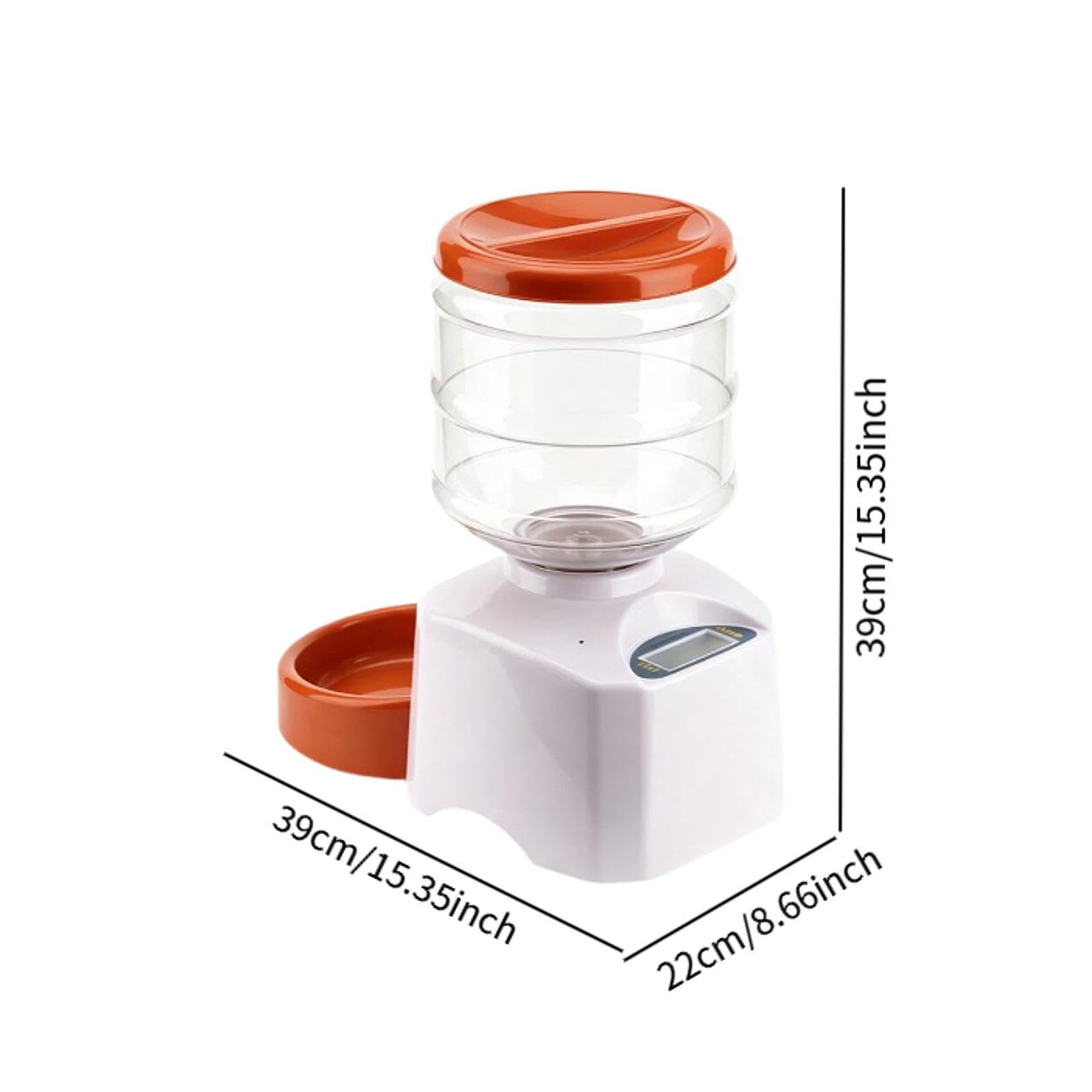 Distributore Automatico Cibo per Animali Mangiatoia Automatica Gatti Mangiatoia Automatica Cani Ciotola con Serbatoio 5.5L Programmazione Pasti