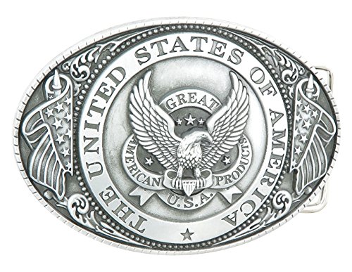 USA Great American Products Eagle U.S.A. Flags Belt Buckle