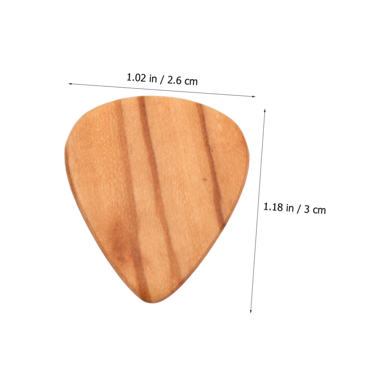 Supvox 16 Stk Plektrum Ukulele-auswahl Finger Plektren Zubehör Für Praktische Gitarrenparts Wählt Fingerpicks Gitarrenplektren Für E-gitarre Bass Pick Lieferungen Olivenholz Haupt