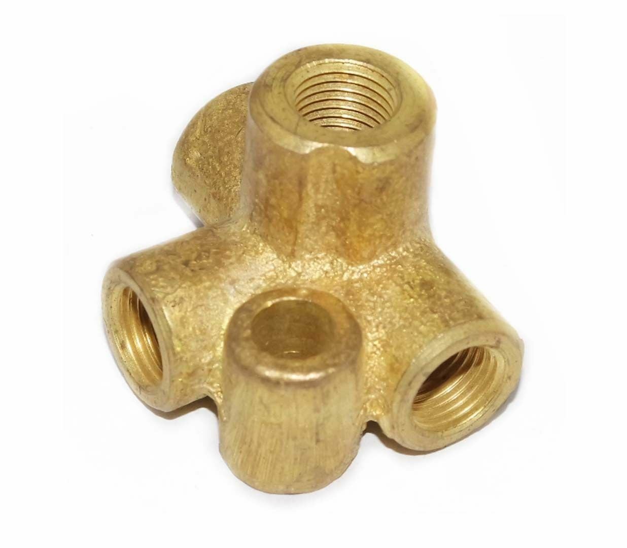 RM EnterpriseS 4 Way Brake T Union Brass Pipe Connecter for Willys-image-24