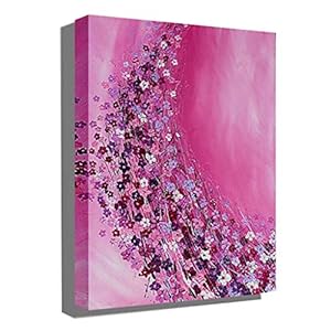 HUYYA Modern olieverfschilderij voor woonkamer/slaapkamer, moderne bloemen, schilderij op canvas, kunstwerk op canvas…