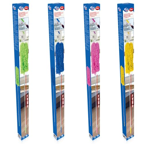 Lifetime Clean XXL Telescopic Duster with Telescopic Handle Extendable from 80-280 cm - Dustpan - Plastic - Image 2