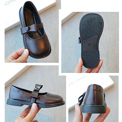 Spring And Autumn New Solid Rubber Soft Sole Anti Slip And Durable Girls' Princess Shoes Leather Shoes Sandal Rose3