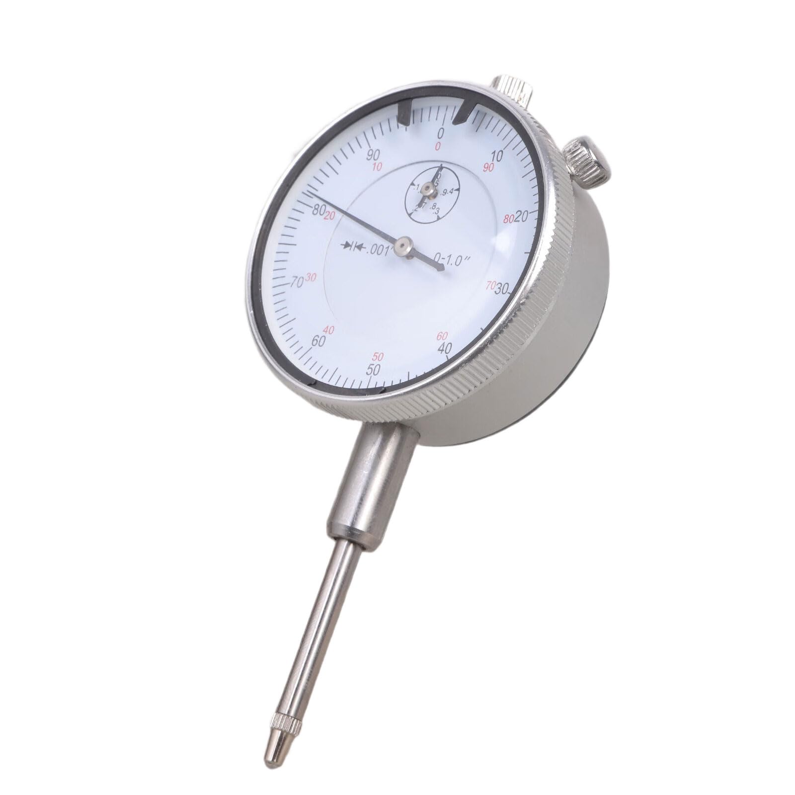 0-1Inch Precisions Dials Indicators with 0.001Inch Accuracy Steel Construction Large Dials for Easy Reading Testing Indicators Gauge