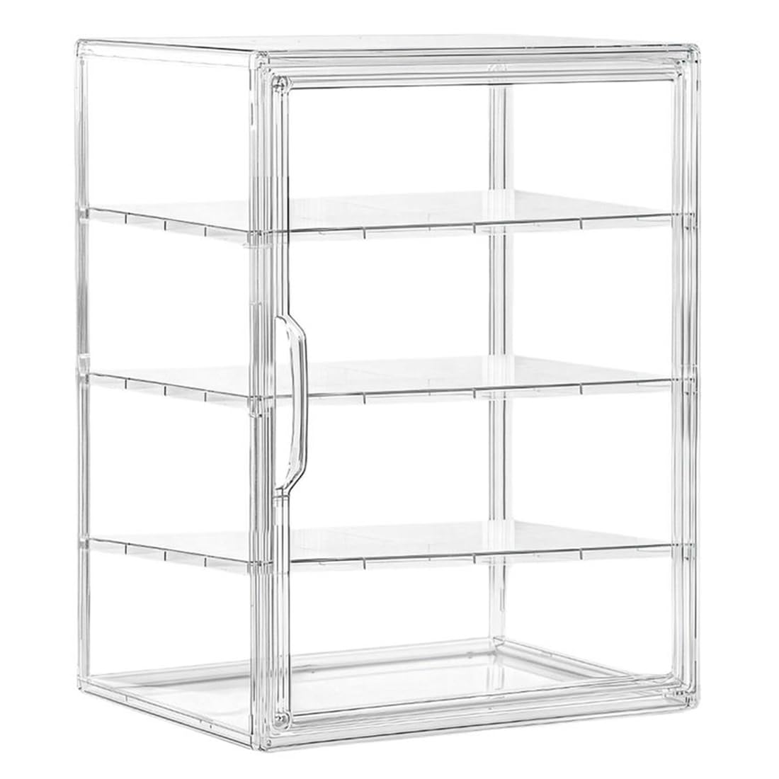 Hndhbfgrt Bread Storage Box 4-Layer Acrylic Bakery Display Case Clear Organizer for Pastry Dough Holder