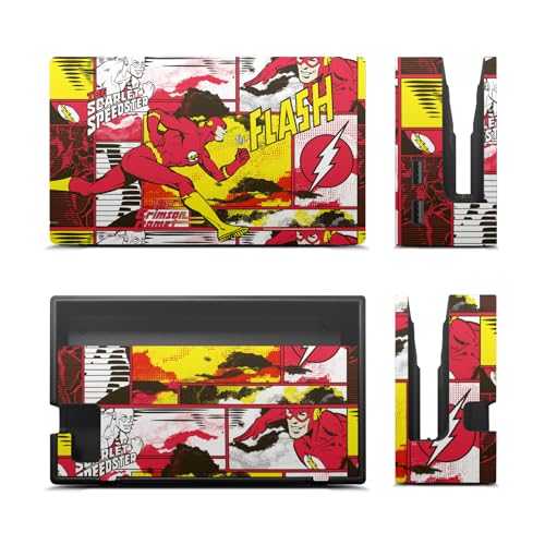 Skin Nintendo Switch The Flash DC Comics Head Case Designs autocollant vinyle - 3