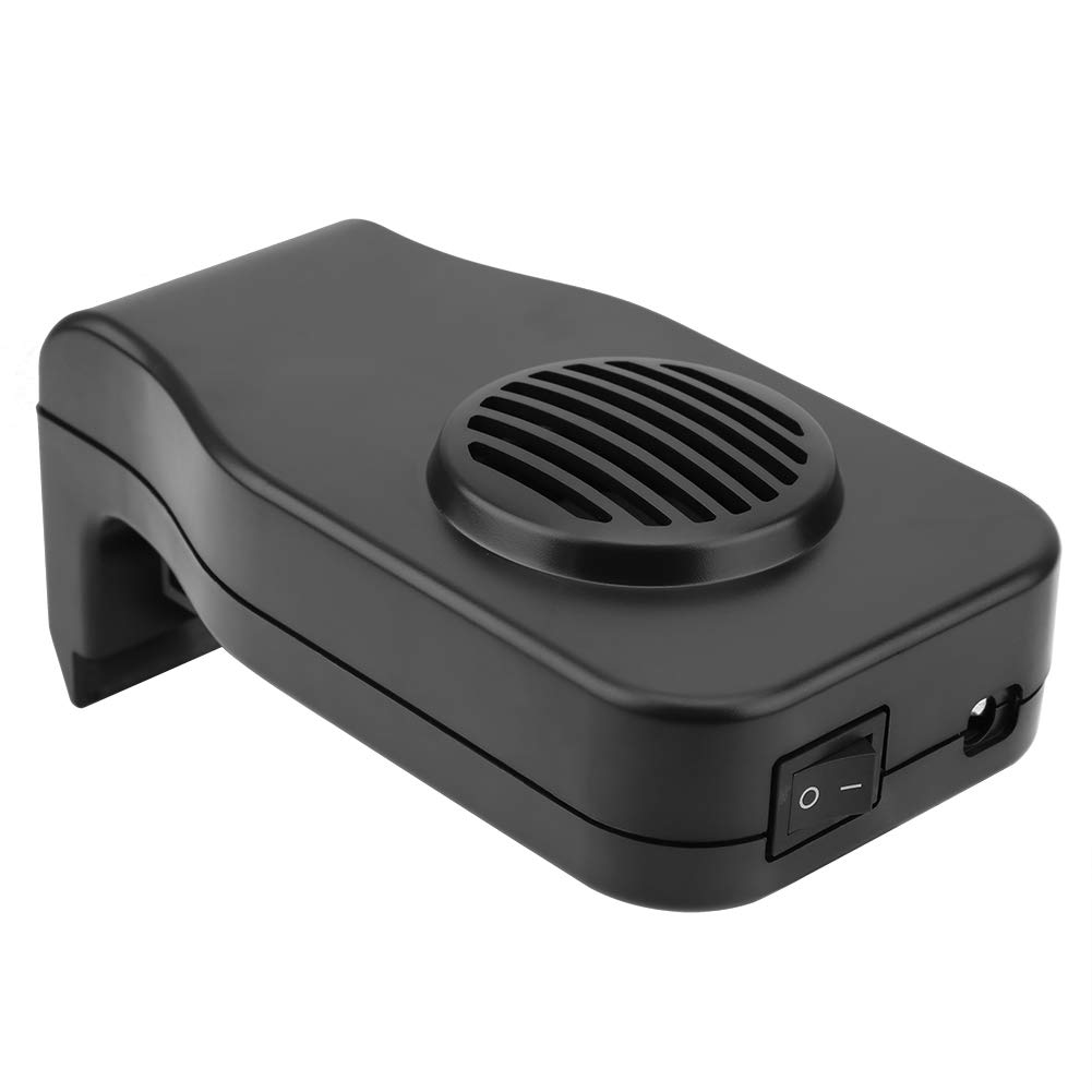 Ventilador para tanque de 60cm con soporte de pared y sistema de enfriamiento silencioso negro