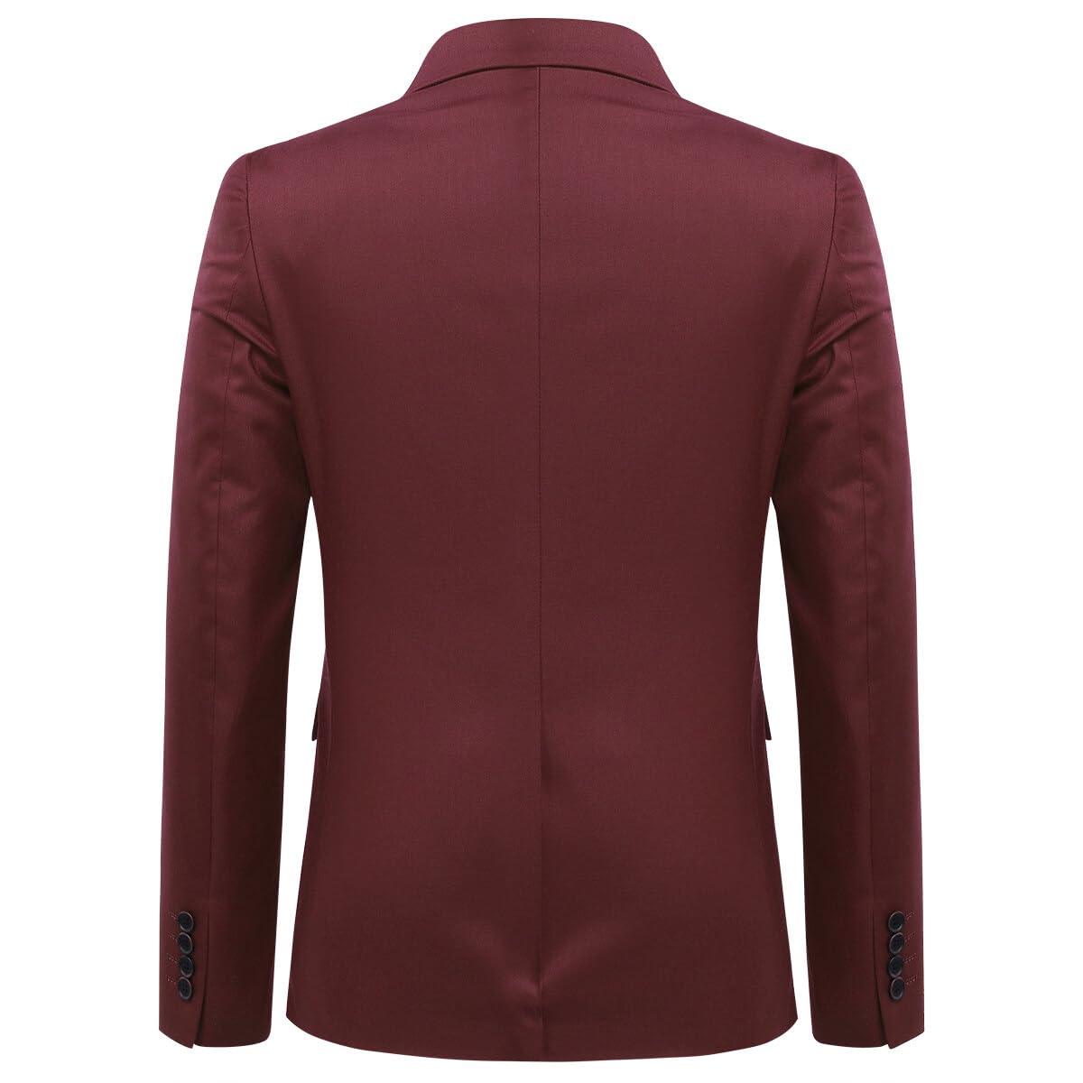 Allthemen Blazer pour Homme avec Fente Arrière à Un Bouton Veste de Costume d'affaires Couleur Unie