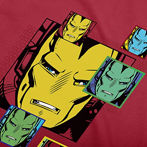 Image of Kidsville Marvel Comics Printed Regular Fit Black Cotton Boy's T-Shirt