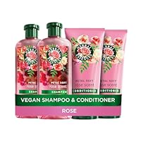 Herbal Essences Rose Scent Petal Soft Shampoo 2x350ml + Hair Conditioner 2x250ml
