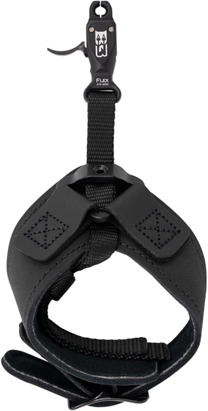 B3 Archery Rival Flex Double-Caliper Aluminum Bow Release Aid | Curved Trigger Design & Anodized Jaws | Archery Gear