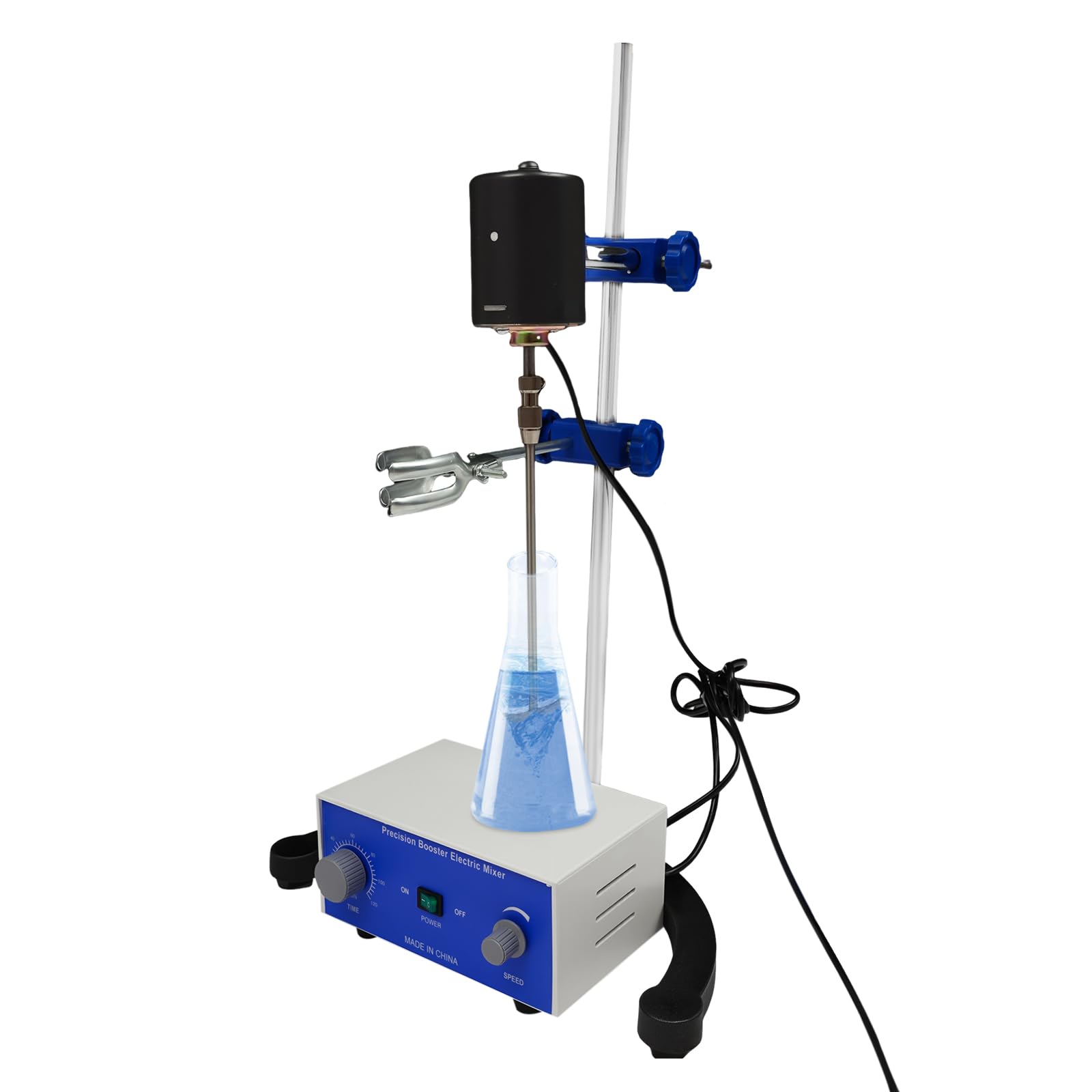 Agitateur de Laboratoire électrique 220V Mélangeur d'agitateur 0-2800 rpm,Mélangeur de Précision 0-120 Minutes,Pour Laboratoire, Métallurgie, Chimie