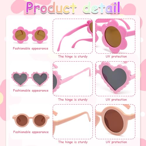 30 PCS Flower Sunglasses Set for Kids - Includes 100 Daisy Embellishments, 400 Random Letter Beads & 2*Glue - Perfect DIY Craft for Boys and Girls, Ideal for Parties and Gifts (30)3