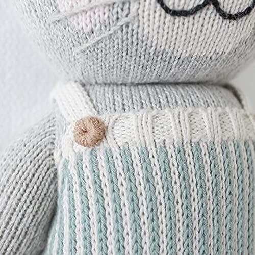 Muñeca tejida a mano Dylan el Gatito Little 13" miniatura 3