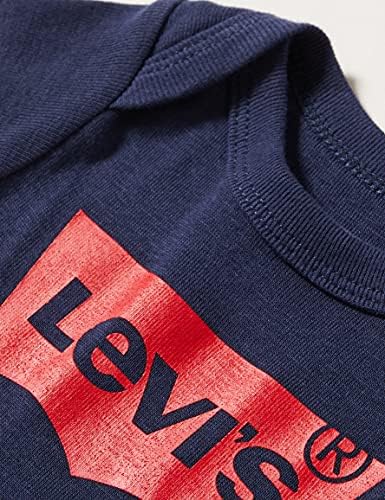 Levi's Kids Classic Batwing Infant Hat Bodysuit Bootie Set 3 Piece Baby Boys