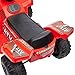 Aosom Kids ATV Four Wheeler Ride on Car, Motorized Quad, 6V Battery Powered Electric Quad with Songs for 18-36 Months, Red