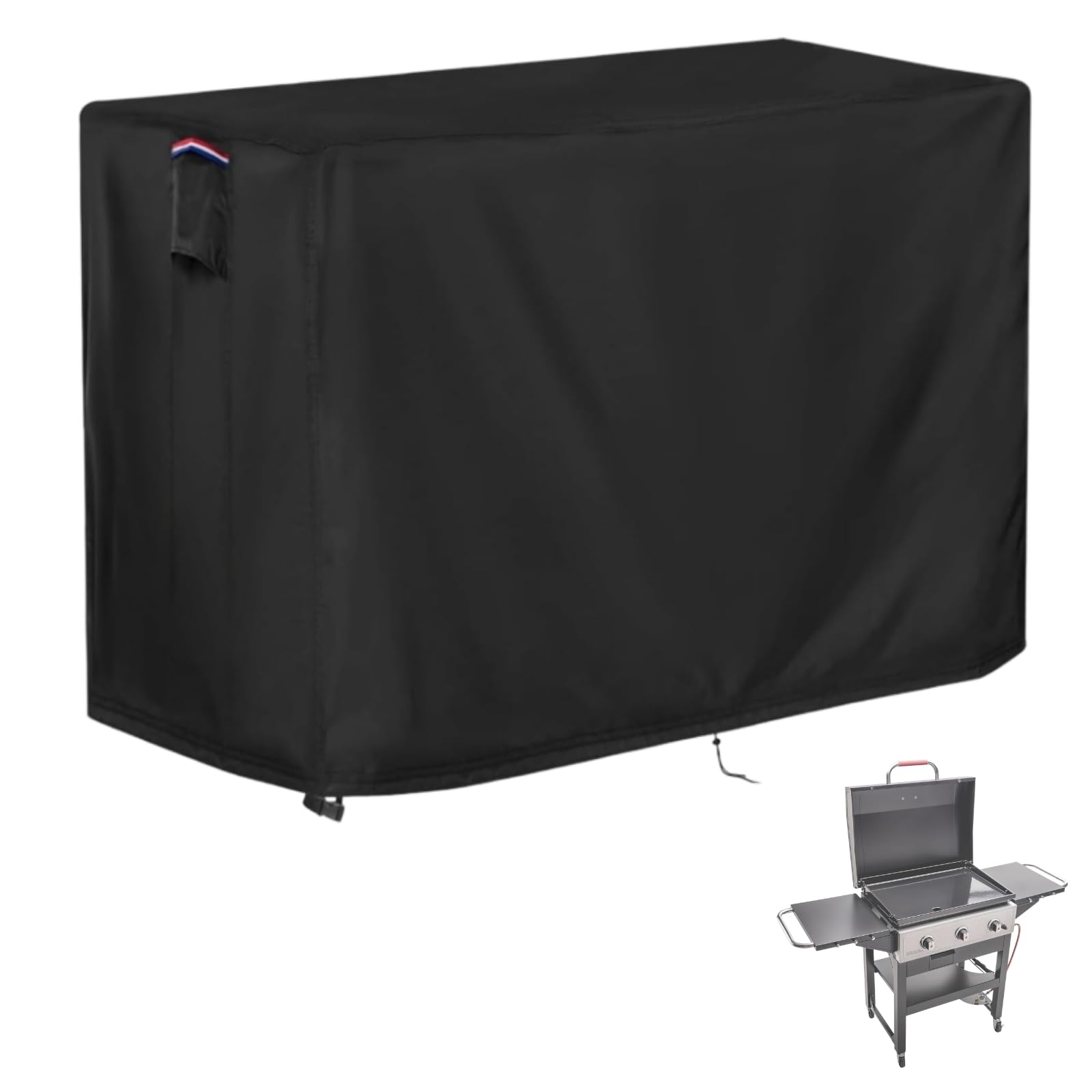 Kingling BBQ Cover - Barbecue Covers Fits for Char-Broil 140999 Griddle Gas BBQ, Heavy Duty Large BBQ Covers Waterproof (Cover Only), 168x104x68cm