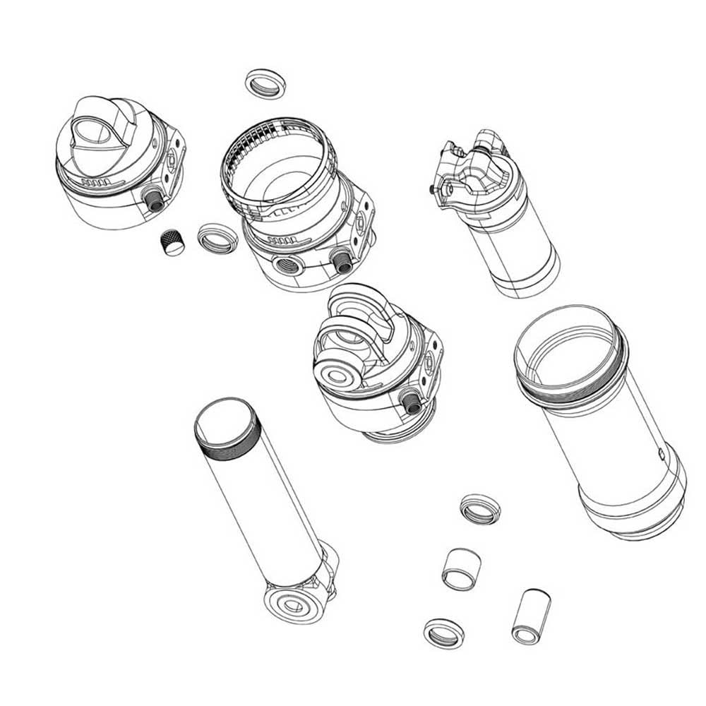 Amortisseur RockShox Sram Rearshock Body pour VTT - 2