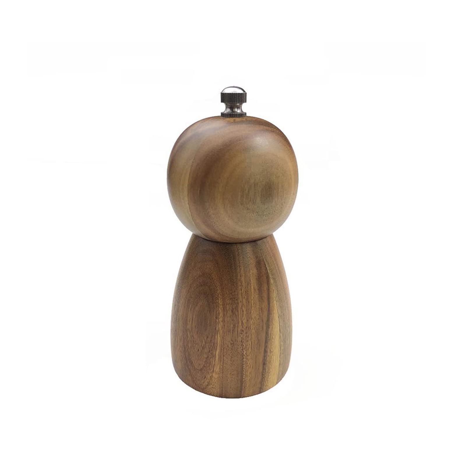 MALSSE Wood Pepper and Salt Grinders Pepper Mills Grinders Mill Shaker Adjustable Coarseness 3 Sizes Choose Mills and