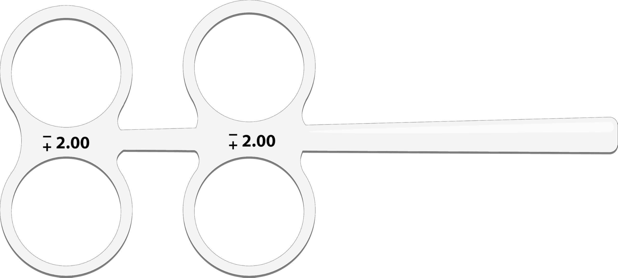 Accommodative Flipper for Vision Therapy 2.00 +/-