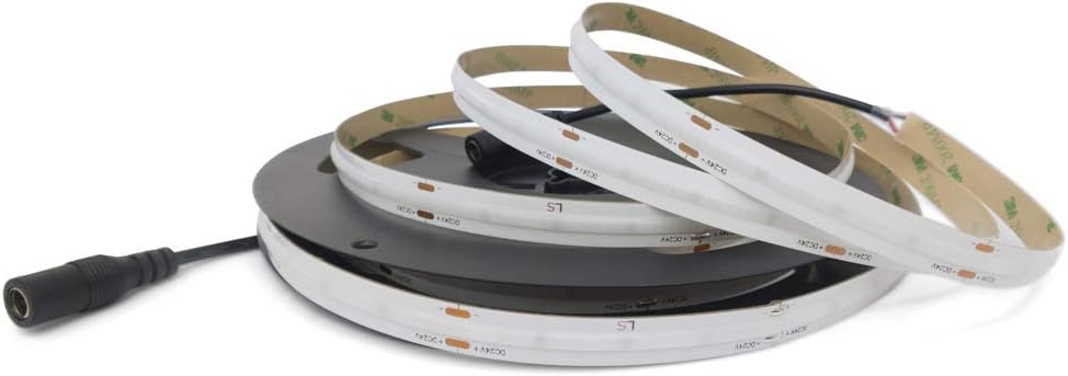 Warm White COB LED Flex Strips - Length 3ft Indoor Use