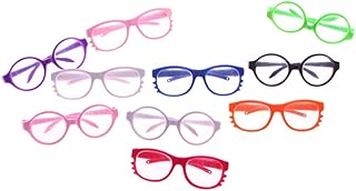 SECFOU 10 Peças Óculos De Boneca Óculos De Sol Eua Óculos De Tiro Em Massa Mini Bonecas Bonecas Óculos De Vovó Brinquedo Para Bebês Crianças Óculos De Sol Em Massa Boneca Cosplay