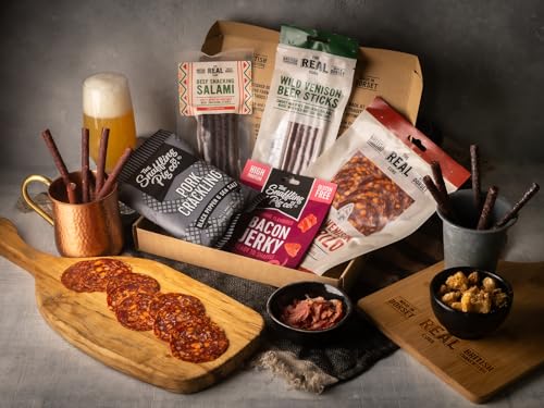 The Real Cure X Snaffling Pig Snacking Box - Charcuterie Cured Meat Snacking Selection Gift Box