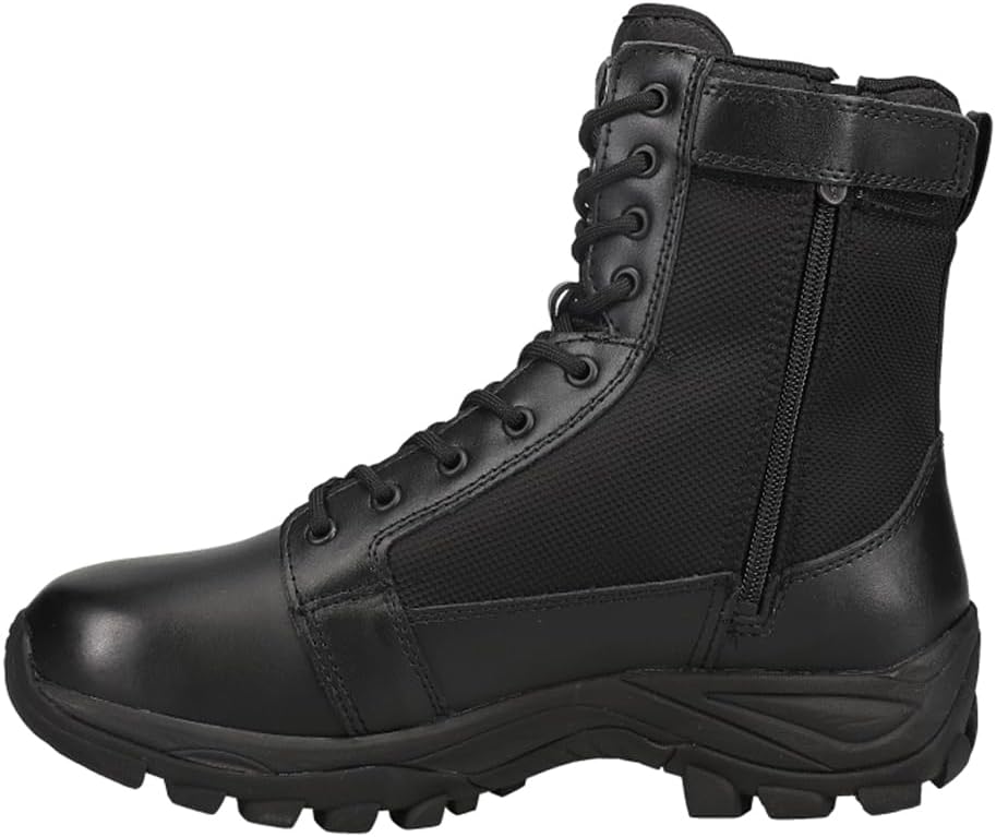 Bates Mens Fuse Tall Zip Hot Weather Waterproof Work Safety Shoes Casual - Black - Size 10.5 M