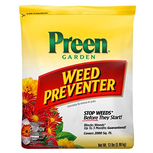 Preen 264107 Garden Weed Preventer - 13 lb. - Covers 2,080 sq. ft.