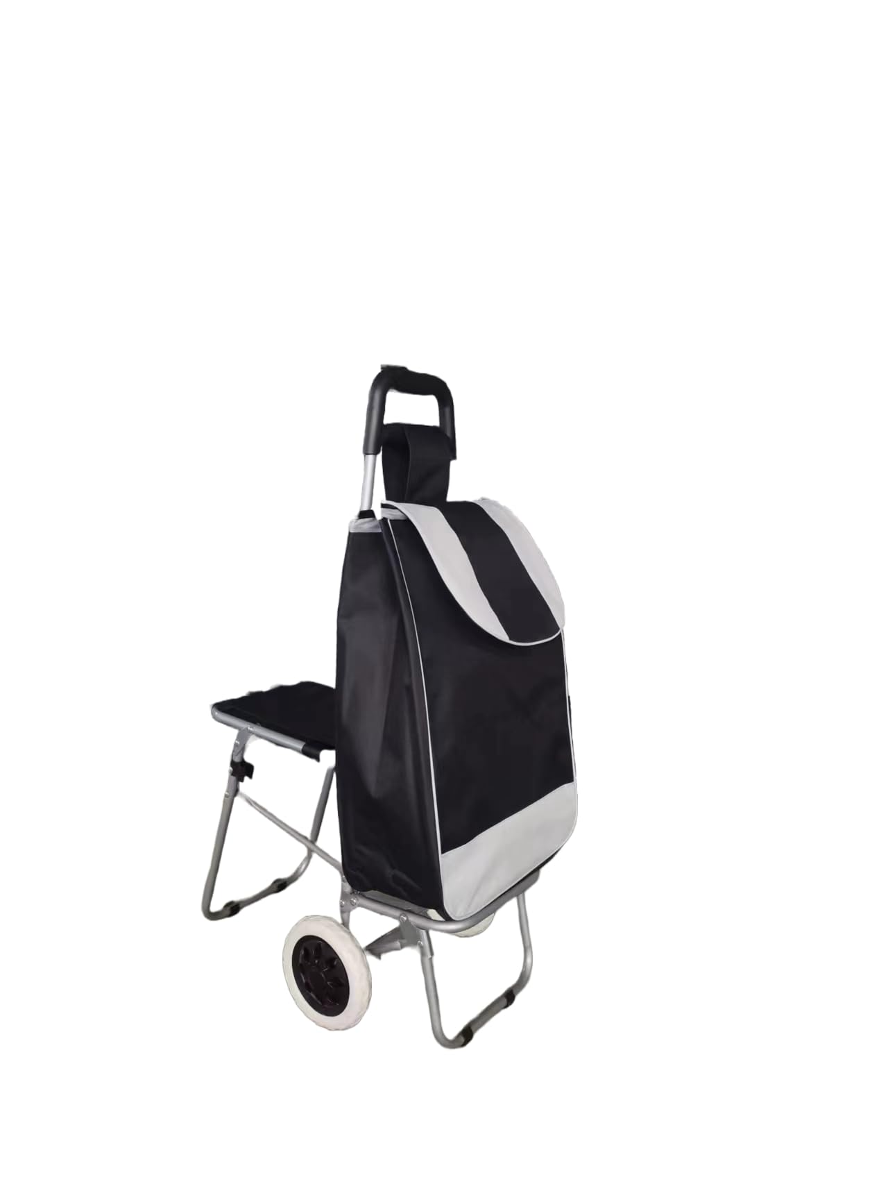 Photo 1 of * used * damaged * see all images *
New Home Era Heavy Duty Shopping Cart with Seat - Portable Cart with Waterproof Cart Cover -