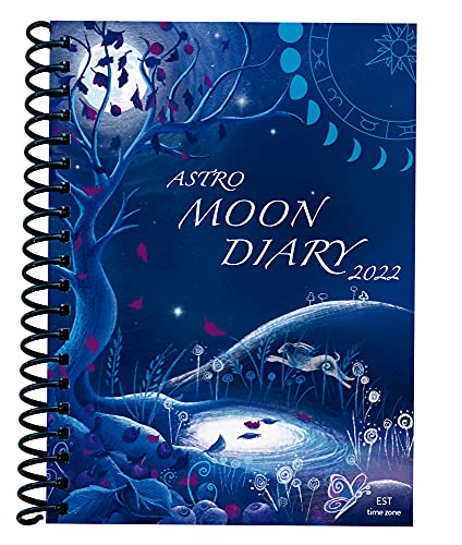 MOON DIARY 2022 EST Datebook Calendar Personal Organiser