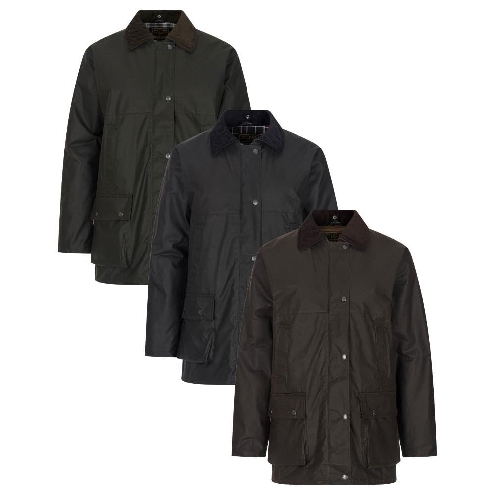 Walker and Hawkes - Veste Rembourrée Kirkstall en Cire pour Femmes