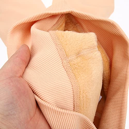 Leggings de polar para mujer VILLCASE di adiós al frío con mallas térmicas 7