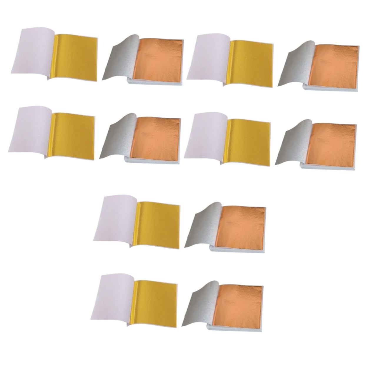 COHEALI Imitation Foil Paper 600 Sheets foil Paper Manicure Silver Sheet Bare Metal Foil