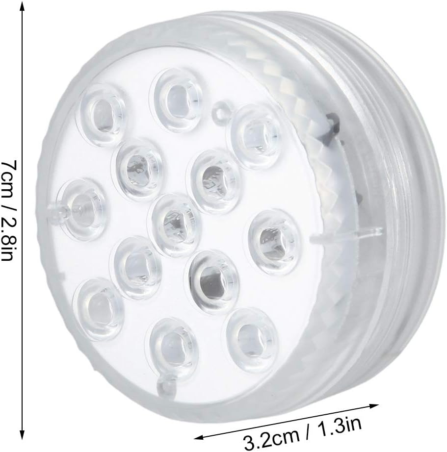 01 Submersible LED Lights, Reusable Underwater Pond Lights for Aquarium for Swimming Pool for Vase for Fish